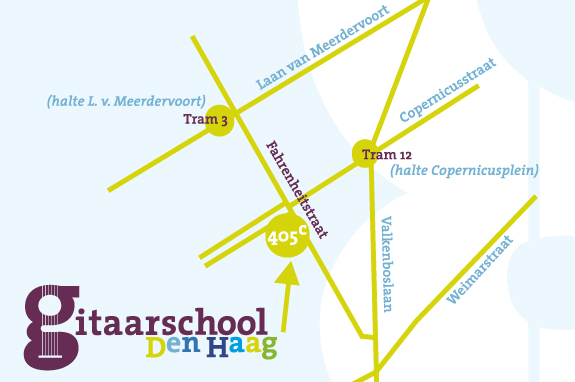 Gitaarschool Den Haag Valkeboskwartier